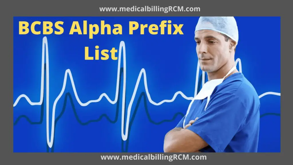 BCBS Alpha Prefix List 2024 - Medical Billing RCM