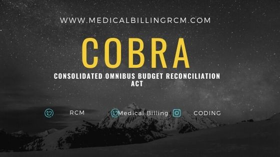 cobra guidelines in medical billing