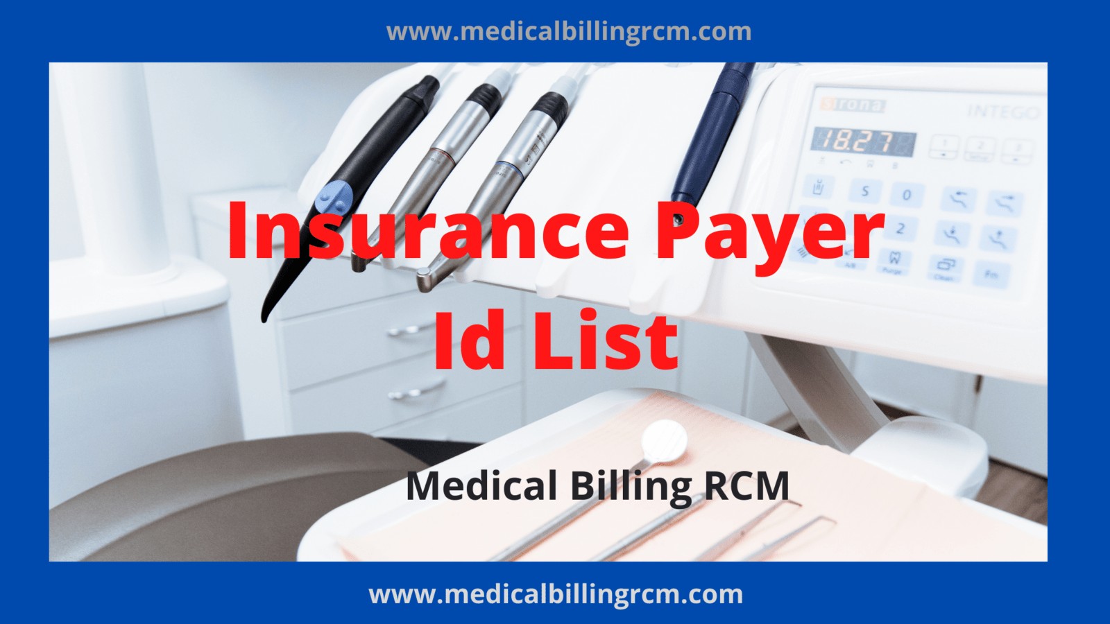 insurance payer id list