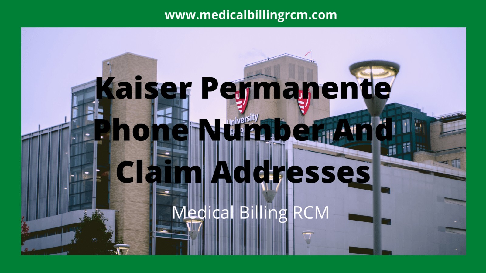 kaiser permanente phone number and claim address