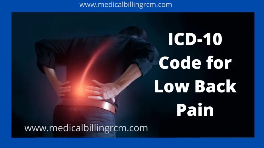 Icd 10 Code For Low Back Pain