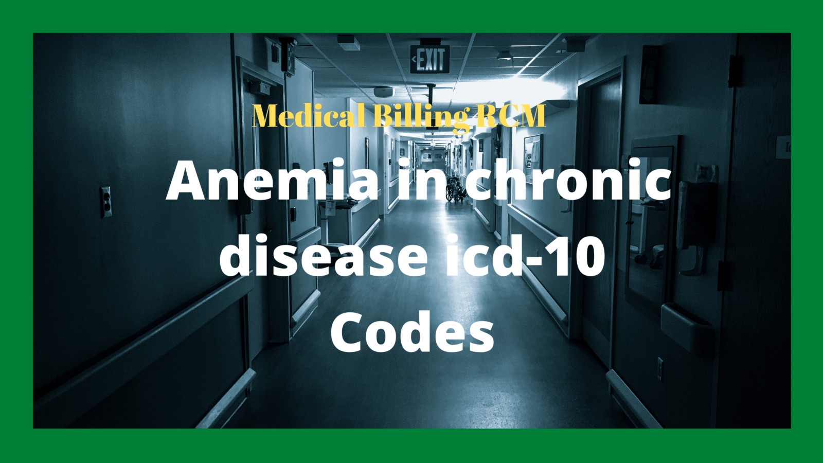 Anemia in chronic disease icd-10 codes list