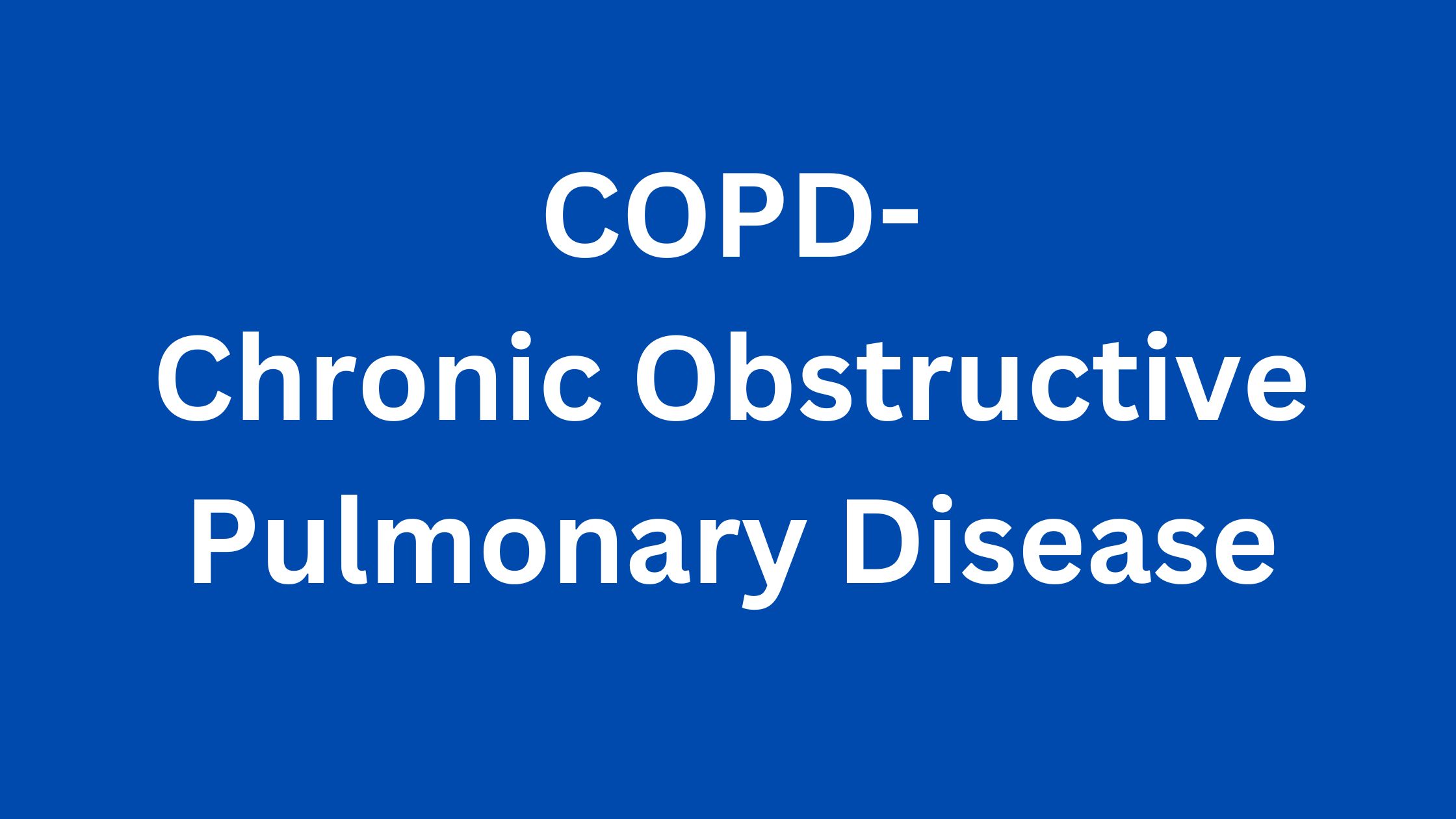 COPD ICD10 Codes
