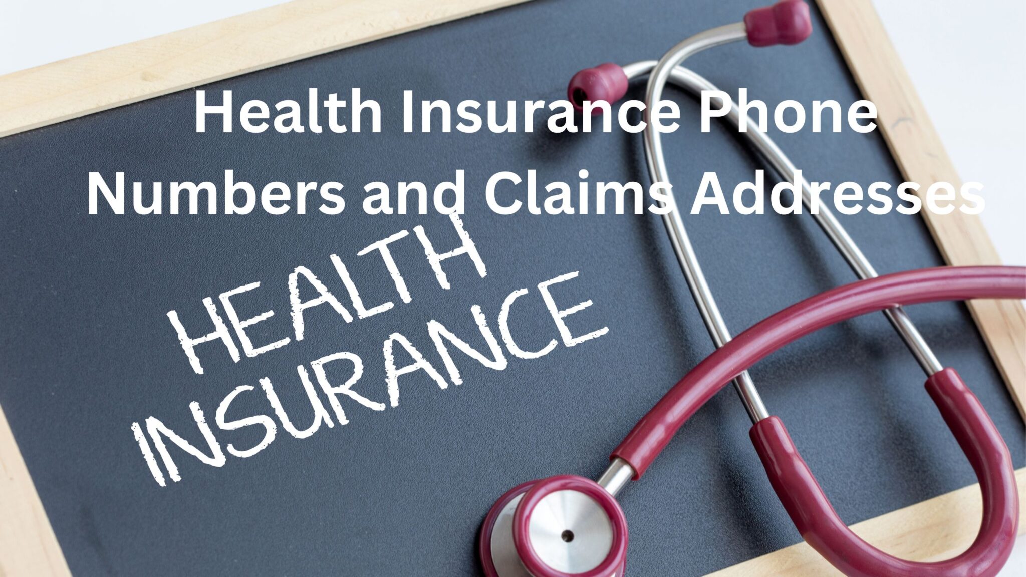 Insurance Claim Address Healthcare Ins. Phone Number 2025
