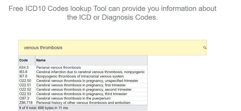 icd10 codes for history of dvt
