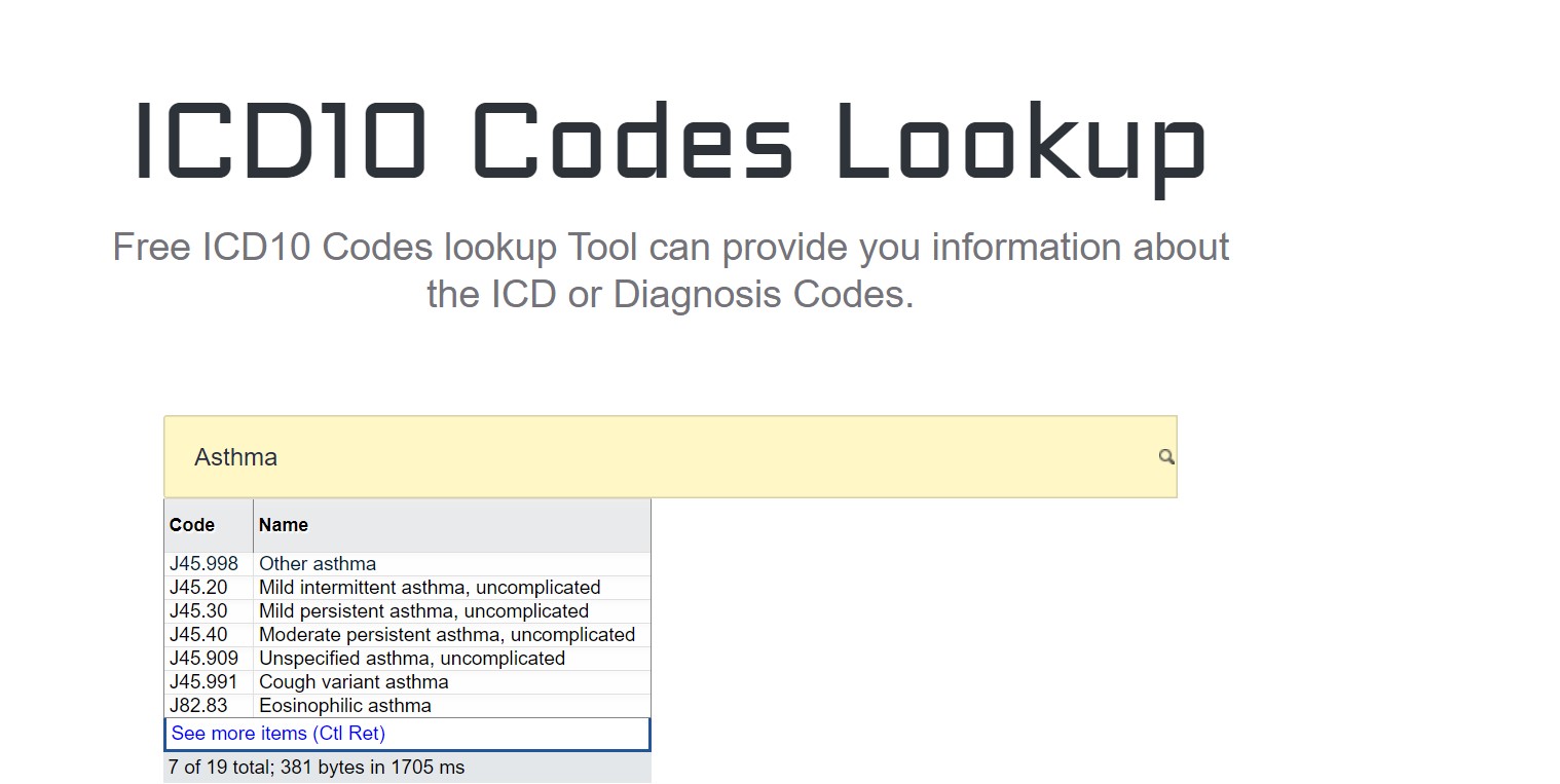 (2024) ICD 10 Asthma Exacerbation J45 Asthma ICD 10 Codes