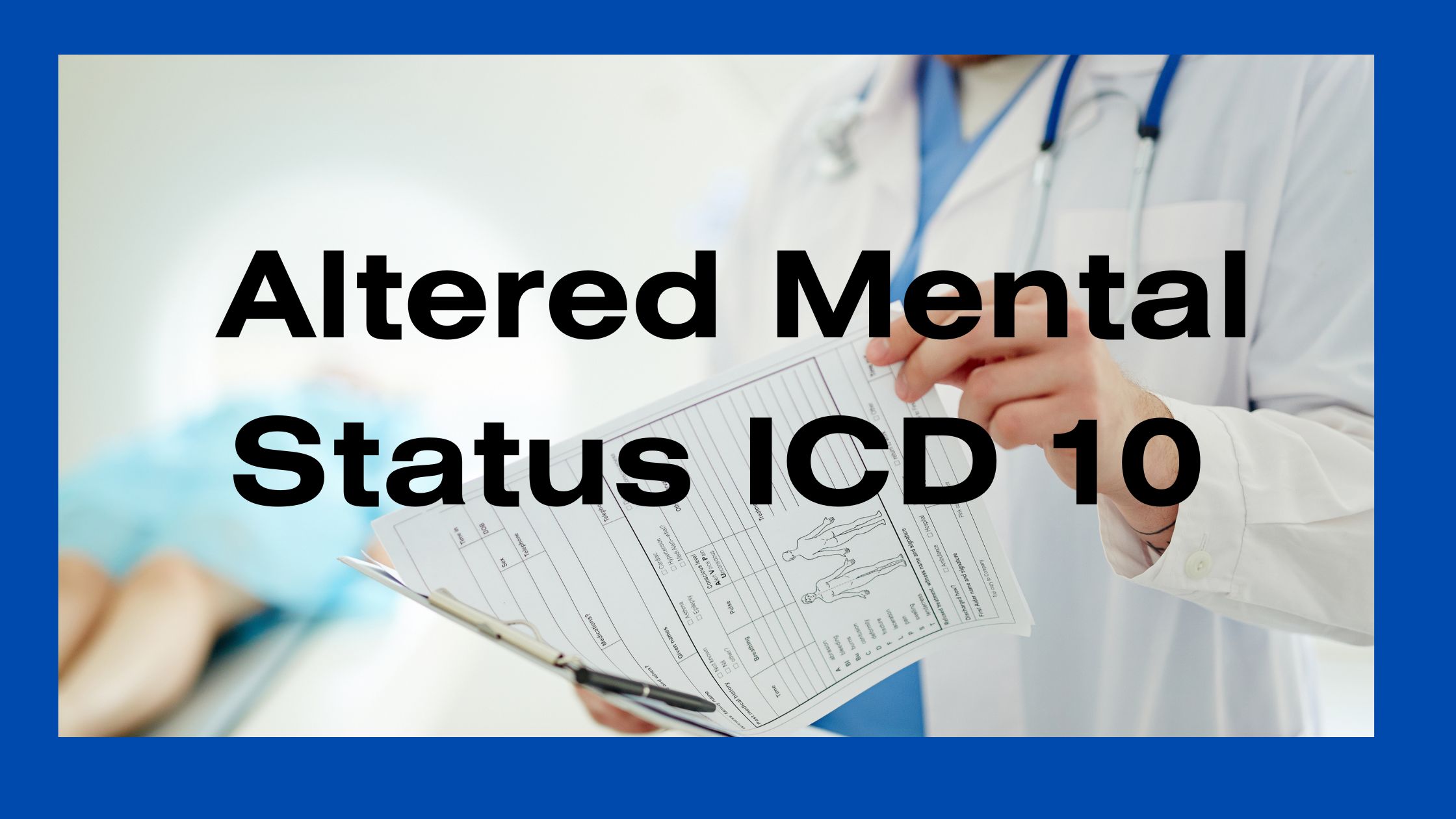 altered mental status icd 10 code