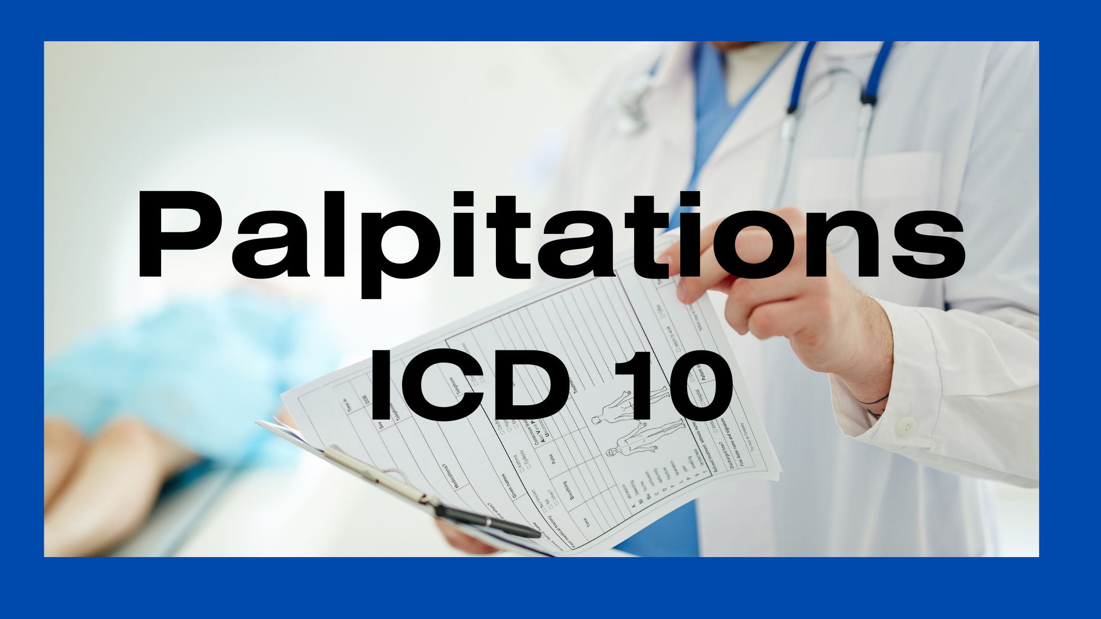 Palpitations ICD 10 Codes