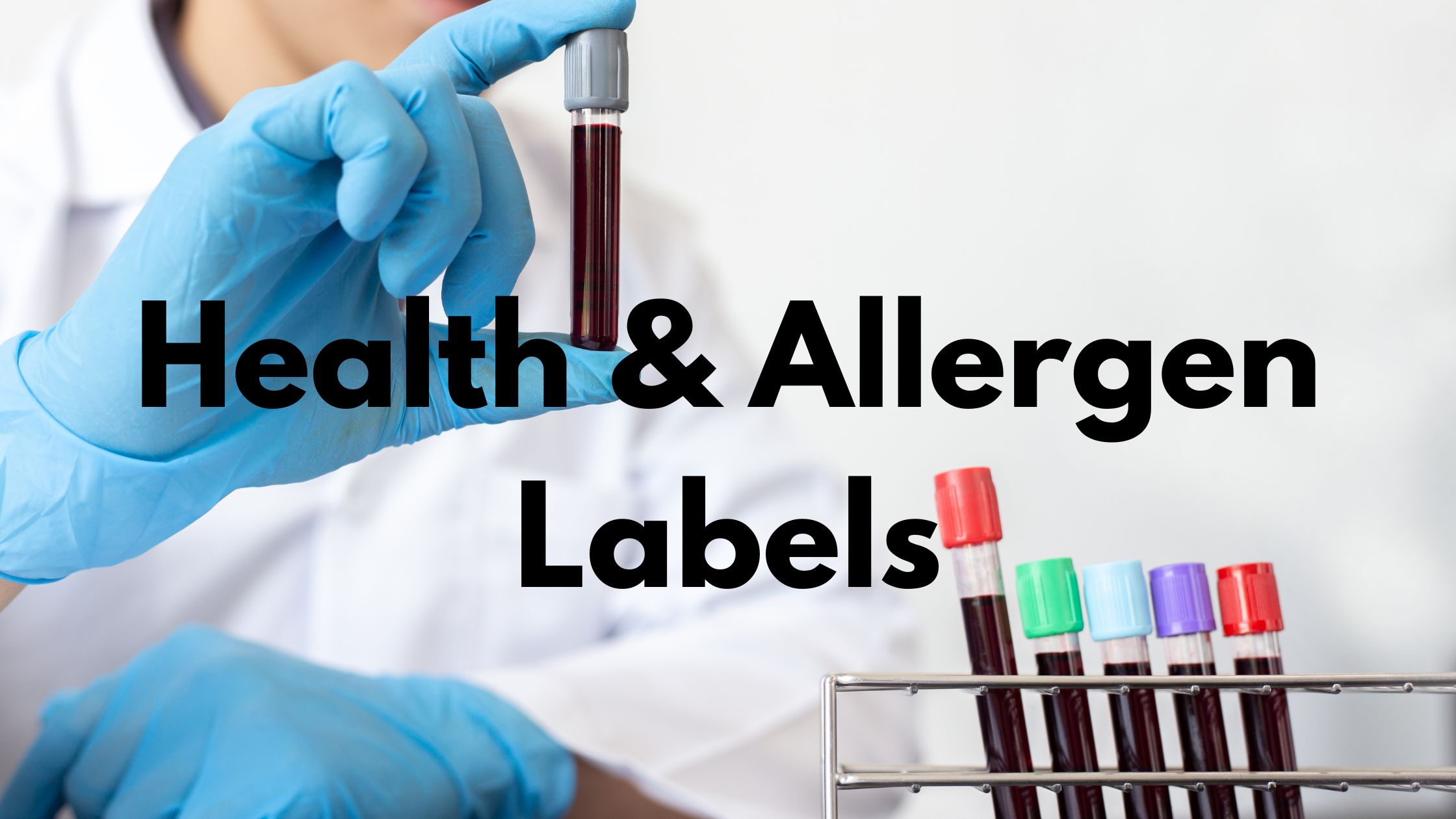 What is allergy label?